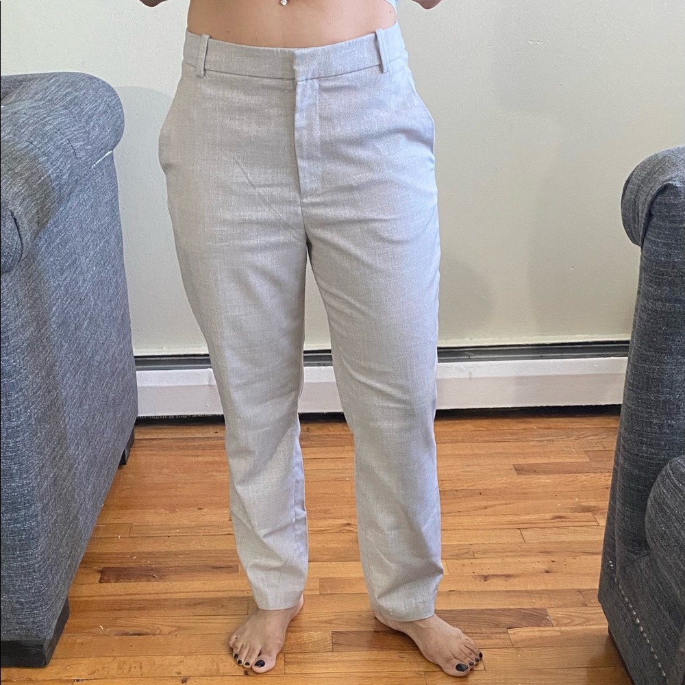 H&M pants color cream size 4